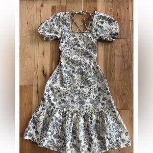 Floral Puff Sleeve Dress